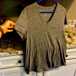 Gray Pocket Tee